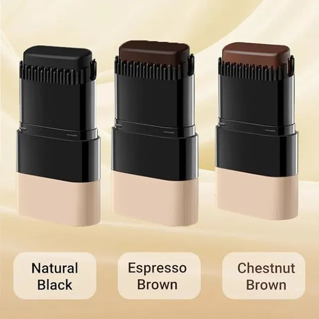 Instant Hair Dye Stick with Built-in Comb, Gray Hair Dye, 2-in-1 Touch-Up Comb